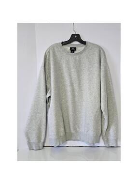 HM Relaxed Fit Gray Sweatshirt Pullover Crewneck XL Heather Gray Mens Womens